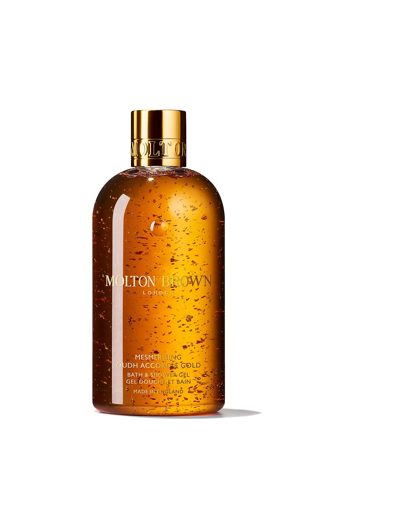 MOLTON BROWN | Mesmerising Oudh Accord & Gold Bath & Shower Gel 300ml | 